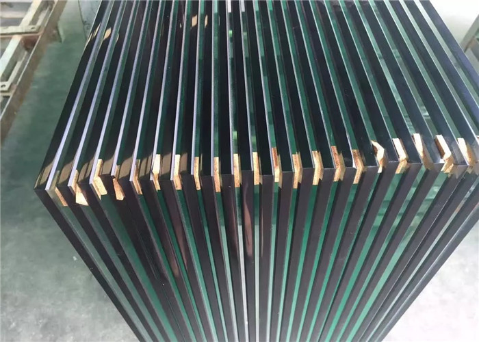 Flat Shaped Tempered Safety Glass 300 * 300 - 7000 * 2440 For Building Window / Doors