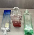 500ml 700ml Round Shape Glass Whiskey Bottle for Mountain Wine Vodka and Gin
