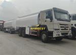 Howo 6x4 400hp 24m3 3 Compartments Fuel Tanker Truck With 22m3 Oil Trailer