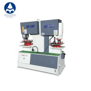 Wholesale 7500w 2Head Hydraulic Punch And Shear Machine 65T 90 Ton Ironworker from china suppliers