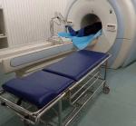 Manual MRI Stretcher Non Magnetic Stainless Steel Backrest Adjustable Hospital