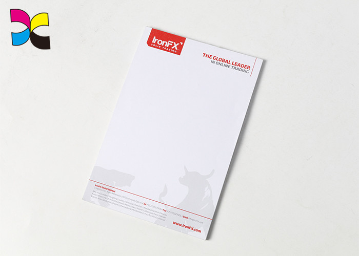 Spot UV Journal Book Printing With Board Back CMYK Color Wire - O Binding