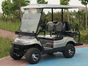Wholesale 4 people Black Golf Cart Lithium Battery or Lead-acid battery Street Legal Factory Price with LED Headlight from china suppliers