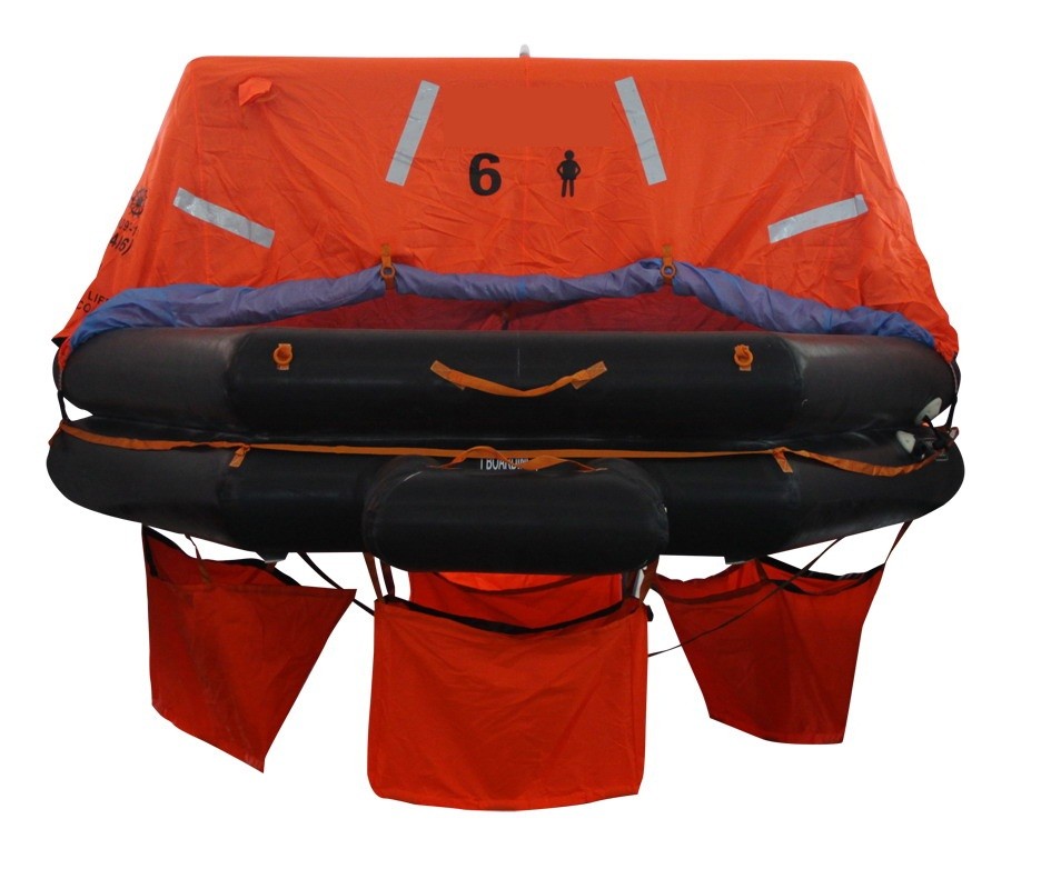 Hot sale Marine Life Saving Equipment 30 Man Throw Over Board Liferaft