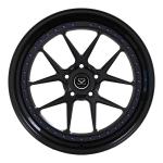 Staggered Black Face Lip 2 PC Forged Wheels 19inch For Toyota Supra Luxury Car