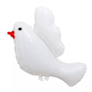 Wholesale Wholesal New White Bird Peace Dove Foil Globos Pigeon Balloons Wedding Graduation Party Decorations from china suppliers