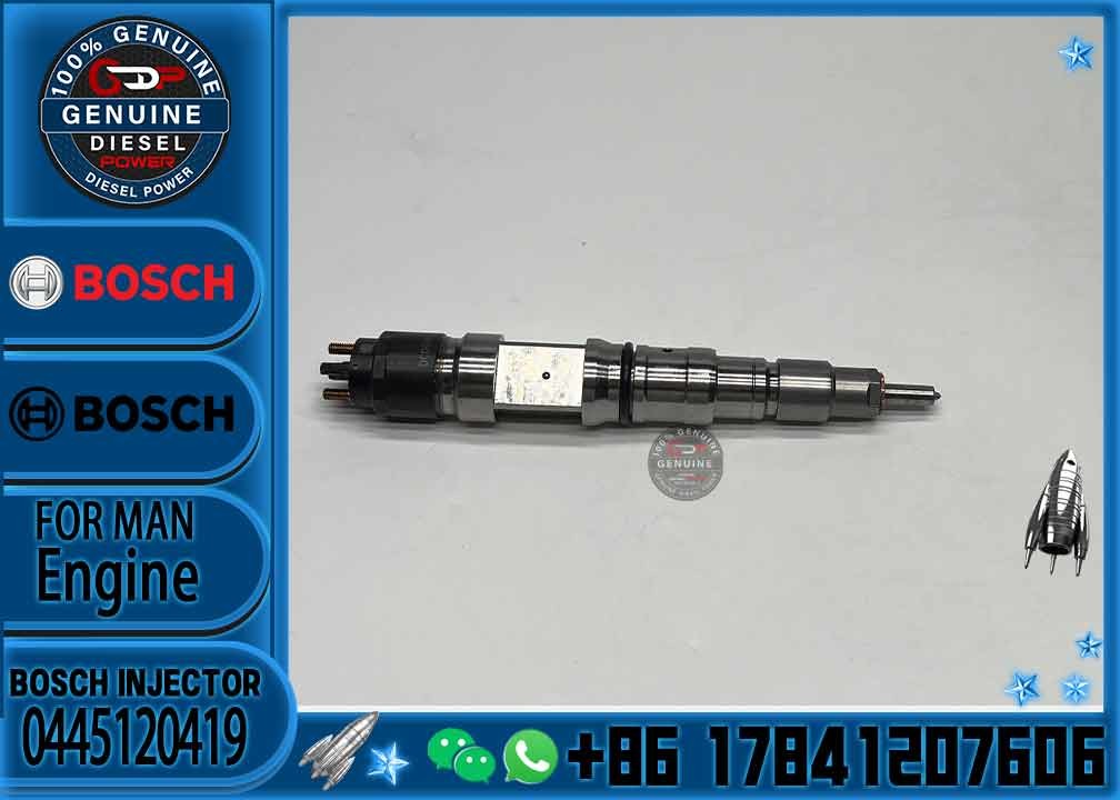 Diesel Fuel Injector Common Rail Injector Assembly 0445120420 0445120419 0445120421 for Diesel Engine