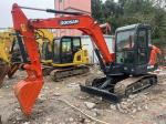 high quality in stock used doosan dx55/second hand crawler mini excavator doosan