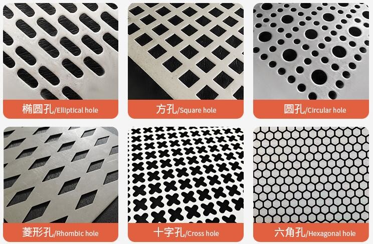 Aluminum Galvanized 2mm Thick Square Perforated Metal 4feetx8feet