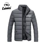 Winter Padded Cotton Jacket Men Windproof Worsted Knitted Coat
