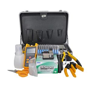 Wholesale 6S Cleaver Fiber Optic Tool Kit VFL 10mW Fiber Optic Cable Termination Kit from china suppliers
