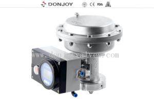 Wholesale Stainless Steel High pressure 20bar Diaphragm Pneumatic actuator With intelligent valve Positioner Operation from china suppliers