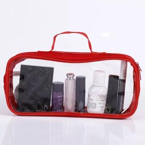 Wholesale Eco - Friendly PVC Cosmetic Bag With Silk Screen Heat Transfer Printing from china suppliers