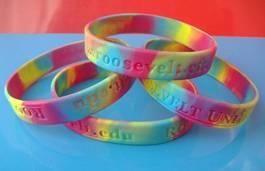 Wholesale Multi Colourful Silicon wristband from china suppliers