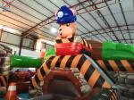 Commercial Inflatable Bouncy Forest Themed Castle House Combination