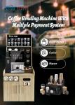 Stainless Steel Hot And Cold Commercial Coffee Vending Machine 2700W