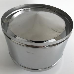 Wholesale Silvery Chimney Flue Rain Caps , 6 Inch Stove Pipe Rain Cap Non Fuel Limitation from china suppliers