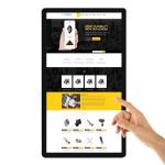 21.5 inch indoor digital signage wall-mounted touch screen 4k advertising