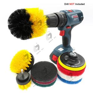 Wholesale 10pcs drill brush attachment for cleaning Carpet Leather Sofa Wooden Furniture from china suppliers