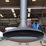 Suspended stove for hotels hanging indoorWood Burning decorative wood fireplaces