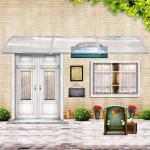 Retractable Outdoor Patio Door Rain Cover Sun Shelter Alu Motorized Full