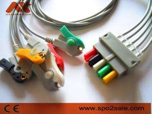 Wholesale Datex Ohmeda Compatible 5 Lead Clip ECG Leadwire - 545316 from china suppliers