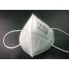 Buy cheap Non Woven Fabric FFP2 Face Mask , White Foldable Face Mask Chemical Repellent from wholesalers