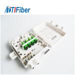 8 Ports Outdoor Distribution Box , Plc Splitter Box Wall / Pole Mounted