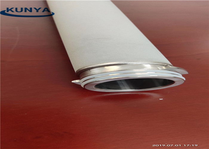 0.5um Cartridge 1mm Titanium Sintered Metal Powder Filter Chemical Industry