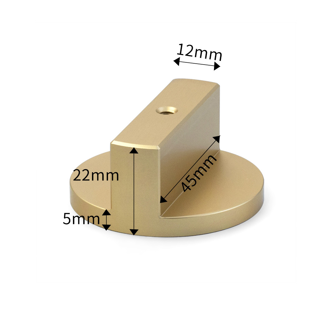 Customized Gold Aluminum Drawer Pull Handles For Furniture Hardware