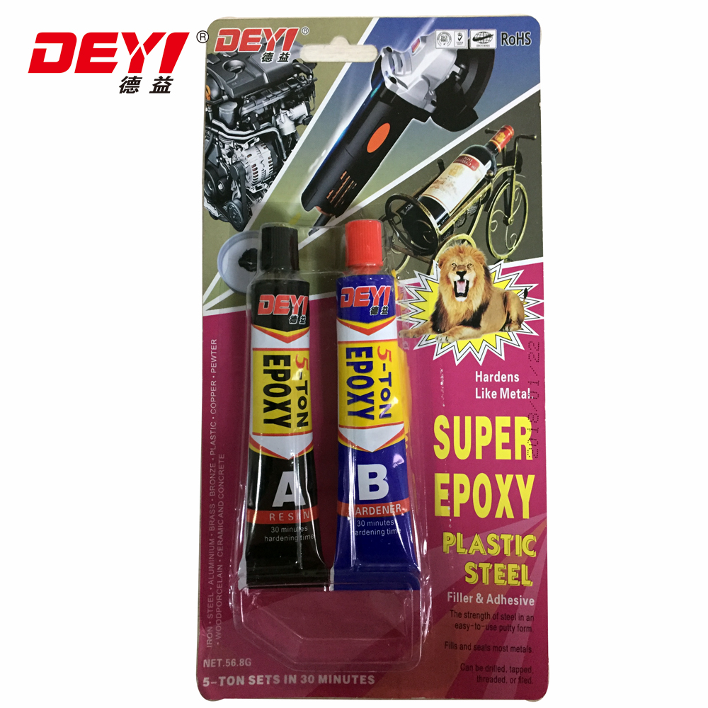 Clear Liquid Epoxy Resin Adhesive For Black And White Bonding