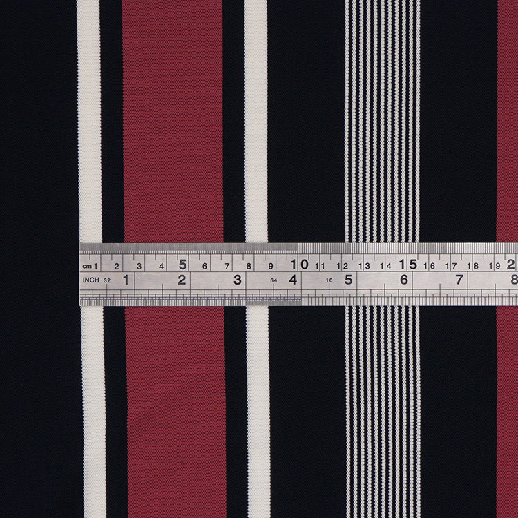 Customization Stiff Good Version Lenjing Modal ​Striped Material Fabric For Polo Shirt