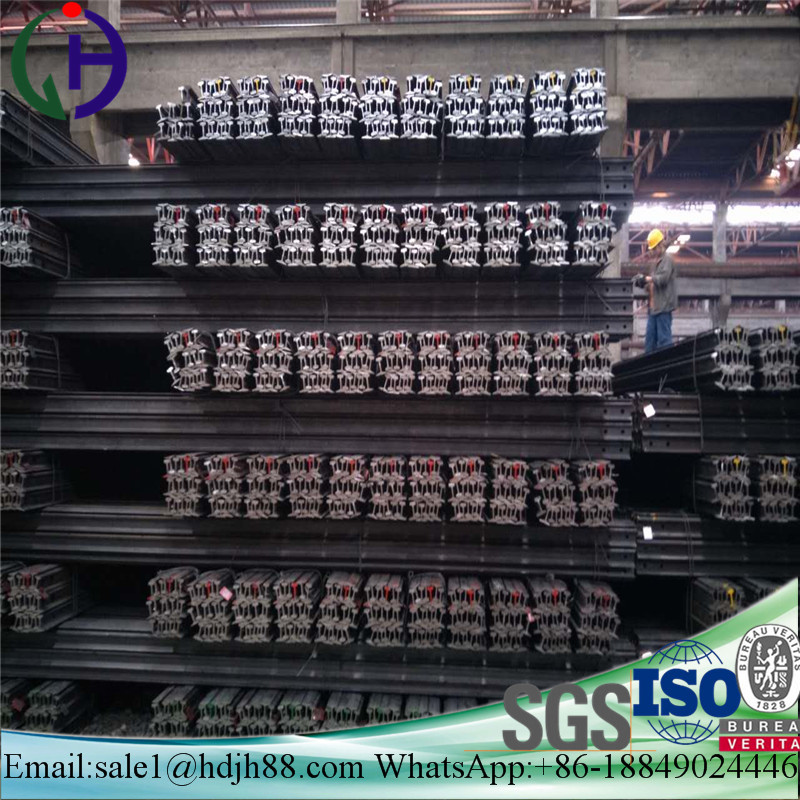 High Durability Railroad Steel Rail Tensile Strength 880MPa Min 12m Or 12.5m