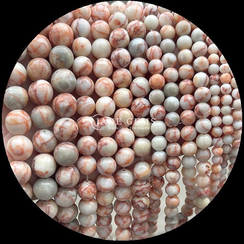 Gems Bead Round Shape 8mm Natural for B2B Gemstone Distributors Various Crystal Healing Stones Zebra Jasper Amazonite and More for DIY