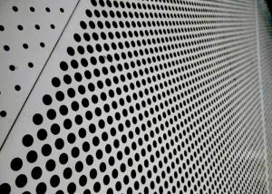 Wholesale Sound Absorbing Aluminium Perforated Panel , Pvdf Coated Aluminum Punch Plate from china suppliers