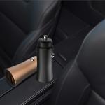 F655 QC3.0+ UDB2.1A Dual car charger, universal car charger for phones, top