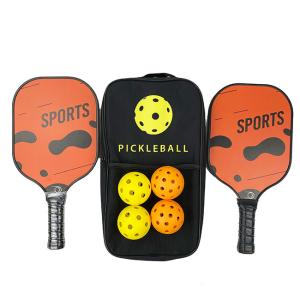 Wholesale 3K Carbon Fiber Pickleball Racquet Orange Pickle Ball Paddle from china suppliers
