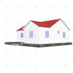 Heya-2B05-A China 2 room sandwich panel house prefabricated villa construction