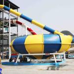 Adult Long Big Water Slides For Amusement Park / Space Bowl Water Slides