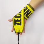 Cotton Wrist Wraps Fitness 7.3cm Yellow Cloth Fabric Gym Support For Weightlifti