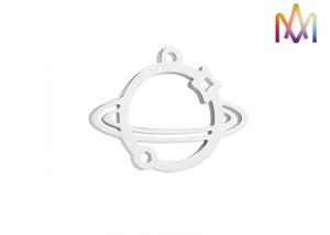 Wholesale Earth Shaped Hollowed Out Pendant Custom Engraved Jewelry Tags from china suppliers