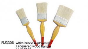 Wholesale Plastic Handle Home Paint Brush Double Boiled White Natural Bristle Paint Brush from china suppliers