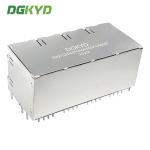 DGKYD59212488HWA1DY1A Shield 2x4 Multi Port RJ45 Connector Without Light /