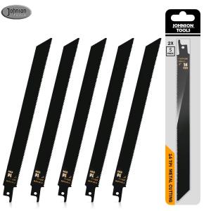 Wholesale 5 Pack 9 Inch 14TPI Sawzall Blades Cast-Iron Bi-Metal Sabre Saw Blades Heavy Metal Cutting Reciprocating Saw Blades from china suppliers