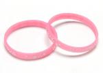 Fitness Center Embossed Silicone Bracelets Waterproof Customized Color