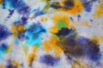 Tie - Dye Waxed Cotton Canvas / 8OZ Woven Cotton Fabric For Bags