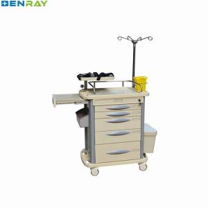 Wholesale Hospital Emergency Crash Cart Trolley 720 X 470 X 920mm from china suppliers