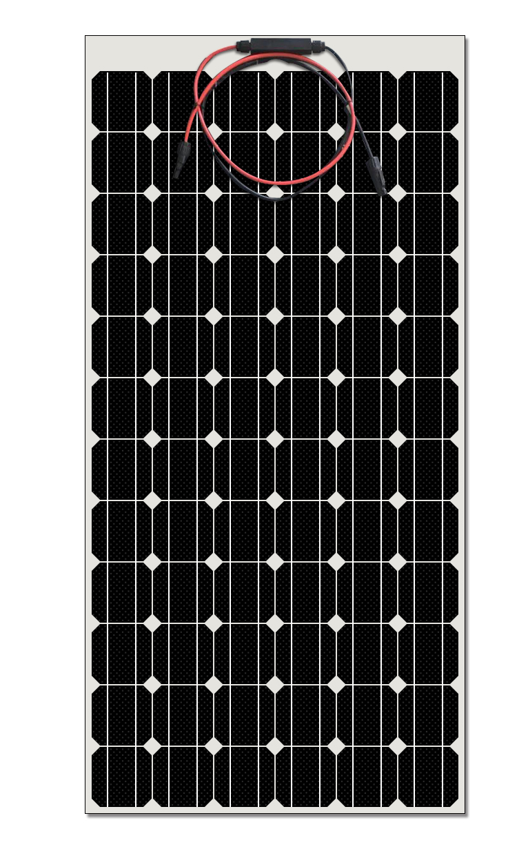 100W Flexible Monocrystalline ETFE flexible Solar Panel​