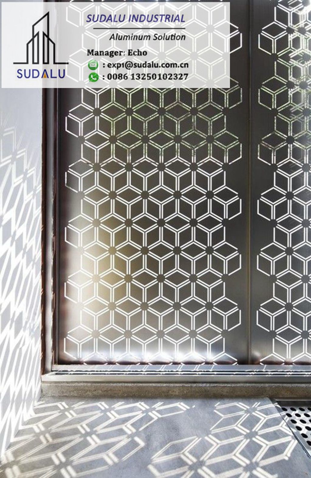 Artistic Decoration Aluminum Perforated Gallery Screen Panel