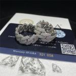 925 Sterling Silver Moissanite Man Rings Miami Cuban Link Silver Diamond Jewelry